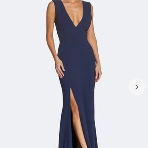 Dress the Population Sandra Gown - Navy - Large - Worn Once